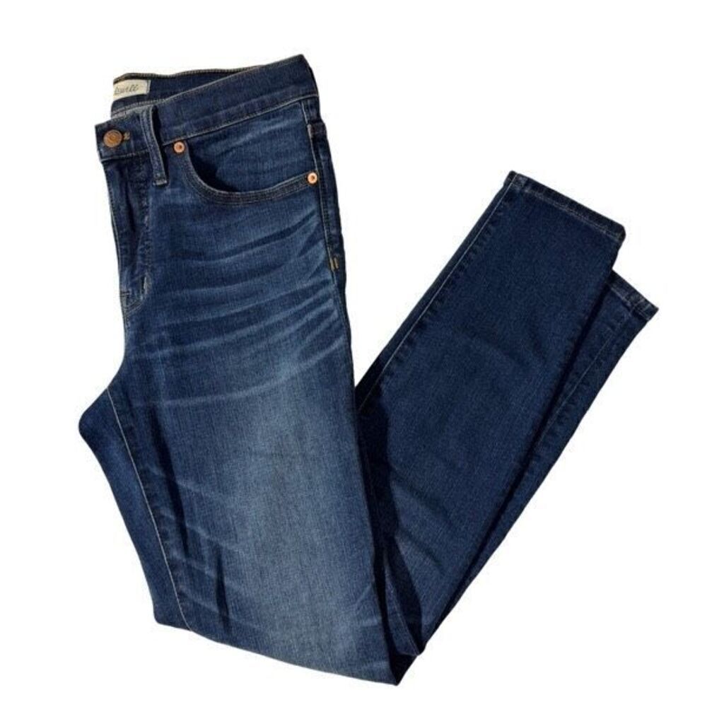 Madewell 9” High-Rise Blue Denim Skinny Jeans Size 27